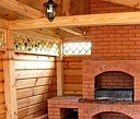 Беседки с мангалом барбекю и печкой деревянные Пермь
