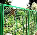 Сварная сетка зеленая для забора Пермь