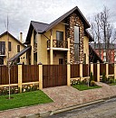 Забор для садового участка под ключ Пермь