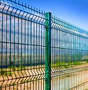 Забор секционный зеленый под ключ Пермь