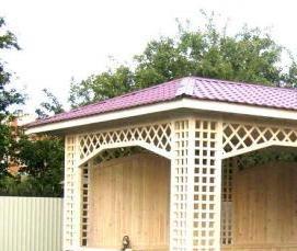 Беседка для дачи с мангалом Пермь