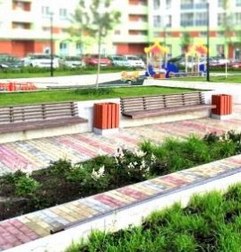Благоустройство территории жилого комплекса Пермь