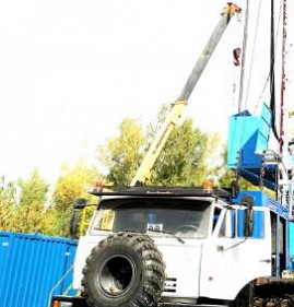 Буровая установка на колесах Пермь