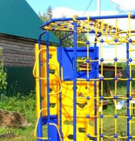Детский спортивный комплекс с горкой для дачи Пермь