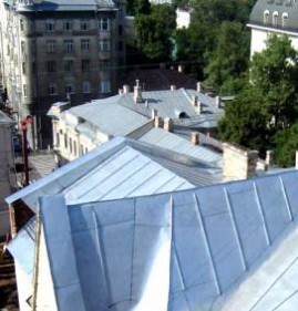 фальцевая кровля из оцинкованной стали Пермь