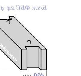 Фундаментные блоки 2400х600х400 мм Пермь