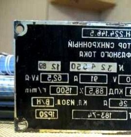 Генератор синхронный трехфазного тока Пермь