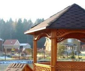 Готовые деревянные беседки для дачи Пермь