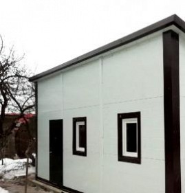 Каркасный гараж из сэндвич панелей Пермь