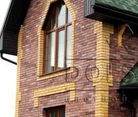 Кирпич облицовочный красно коричневый Пермь