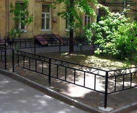 Металлический забор для клумбы с установкой Пермь