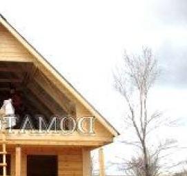 Монтаж мансарды двухскатной крыши Пермь
