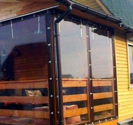 Мягкие рольставни для веранды Пермь