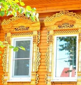 Наличники на окна для внешней отделки Пермь