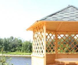 Недорогие беседки из дерева для дачи Пермь