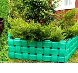 Ограждение для грядок из пластиковых панелей Пермь