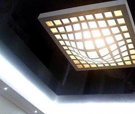 Парящие натяжные потолки с подсветкой Пермь