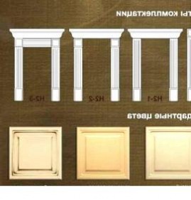 Пластиковые наличники на двери Пермь