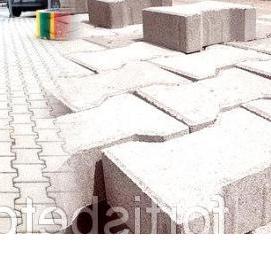 Плитка тротуарная 300*300 мм серая Пермь