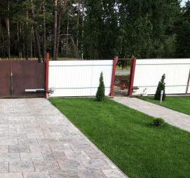 Плитка тротуарная серая 500х500х50 мм Пермь