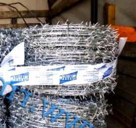 Проволока колючая одноосновная рифленая Пермь