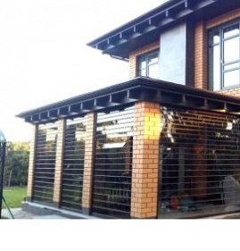 Прозрачные рольставни из стекла Пермь