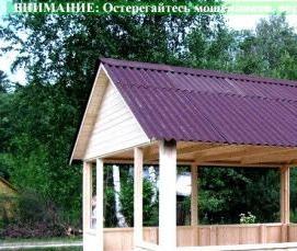 Прямоугольные беседки для дачи Пермь