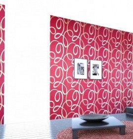 розовые виниловые обои Пермь