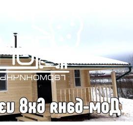 сруб из сухого профилированного бруса Пермь
