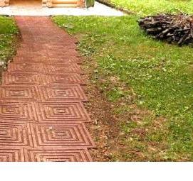 Тротуарная плитка из пластика Пермь