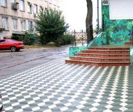Тротуарная плитка серого цвета Пермь