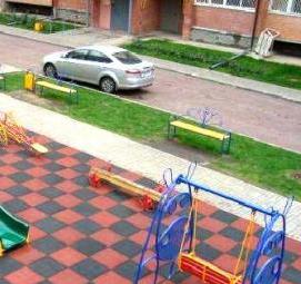 Укладка резиновой тротуарной плитки Пермь