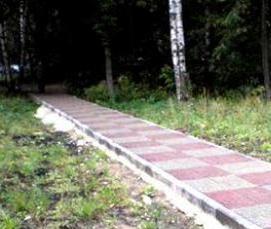 Укладка тротуарной плитки 500х500 мм Пермь