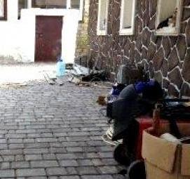 Укладка тротуарной плитки в морозы Пермь