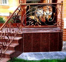 Входные перила на крыльцо Пермь