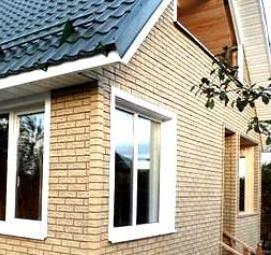 Виниловые фасадные панели под кирпич Пермь