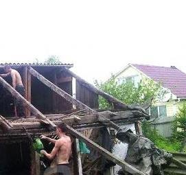 Вывоз мусора и разбор сараев Пермь