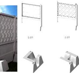 Заборные железобетонные плиты Пермь