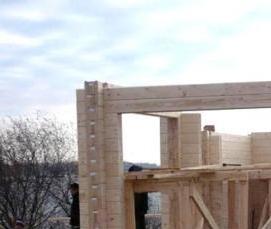 Закрытая беседка из клееного бруса Пермь