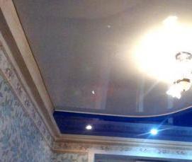 2 уровневый натяжной потолок - тип 1