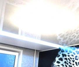 2 уровневый натяжной потолок - тип 3