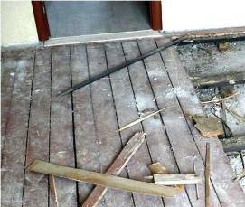 Аквапанель на деревянный пол - вариант 3