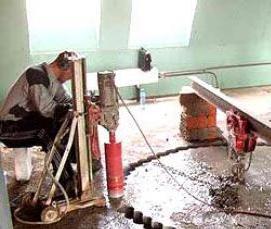 Алмазное бурение бетона - тип 3