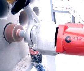 Алмазное бурение микроударом - тип 4