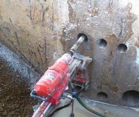 Алмазное бурение отверстий в бетоне - модель 2