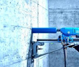 Алмазное бурение перфоратором - модель 4