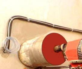 Алмазное бурение перфоратором - модель 3