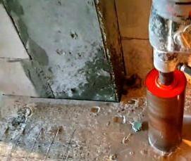 Алмазное бурение под канализацию - модель 3