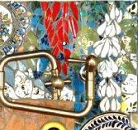 Алюминиевая мозаика на самоклеющейся основе - тип 3