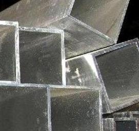 Алюминиевая профильная труба 60х60 мм - модель 4